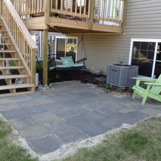 Completed Patio